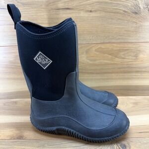 MUCK BOOTS Youth Kids Size 6 Black Wateprood Mid Calf